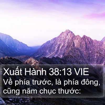 Xuất Hành 38:13 VIE Bible Verse Image