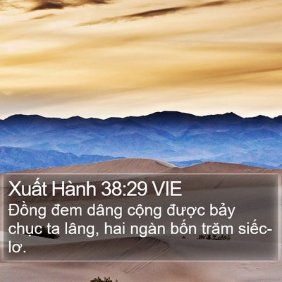 Xuất Hành 38:29 VIE Bible Verse Image