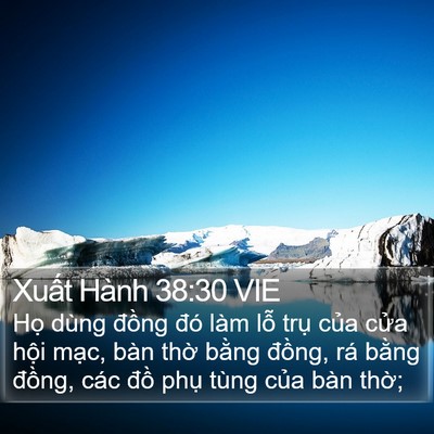 Xuất Hành 38:30 VIE Bible Verse Image
