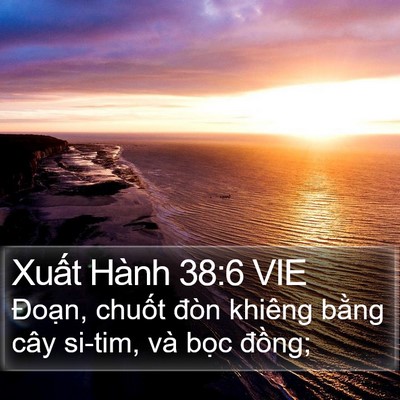 Xuất Hành 38:6 VIE Bible Verse Image