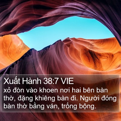 Xuất Hành 38:7 VIE Bible Verse Image