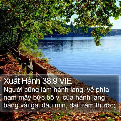 Xuất Hành 38:9 VIE Bible Verse Image