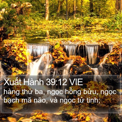 Xuất Hành 39:12 VIE Bible Verse Image