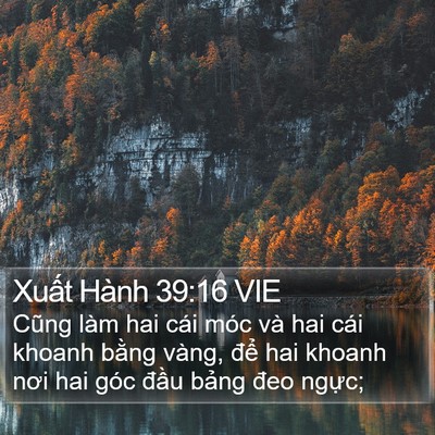 Xuất Hành 39:16 VIE Bible Verse Image