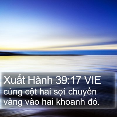 Xuất Hành 39:17 VIE Bible Verse Image