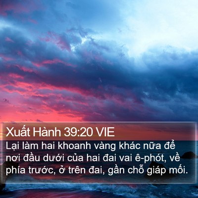 Xuất Hành 39:20 VIE Bible Verse Image