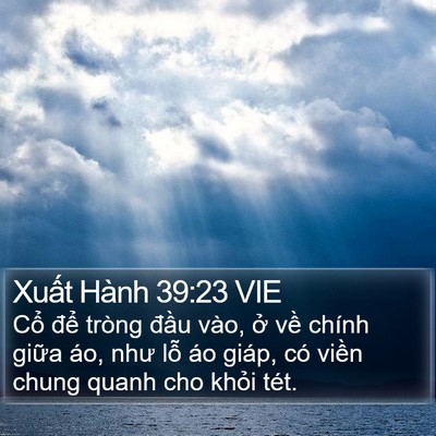 Xuất Hành 39:23 VIE Bible Verse Image