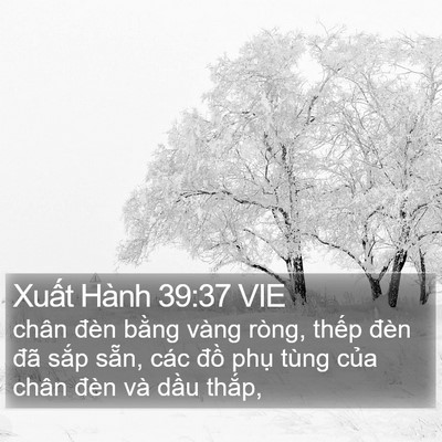 Xuất Hành 39:37 VIE Bible Verse Image