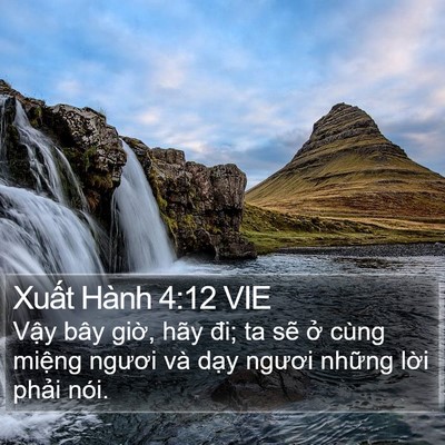 Xuất Hành 4:12 VIE Bible Verse Image