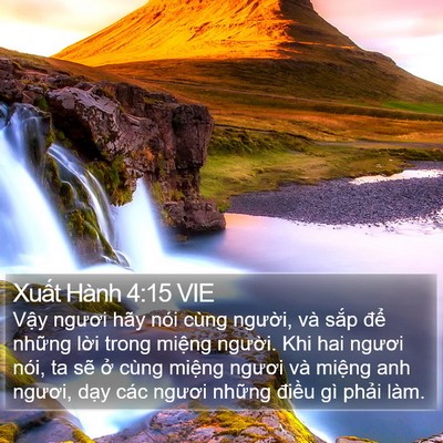 Xuất Hành 4:15 VIE Bible Verse Image