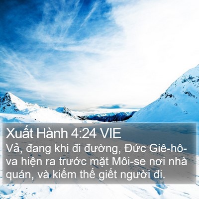 Xuất Hành 4:24 VIE Bible Verse Image