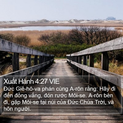 Xuất Hành 4:27 VIE Bible Verse Image
