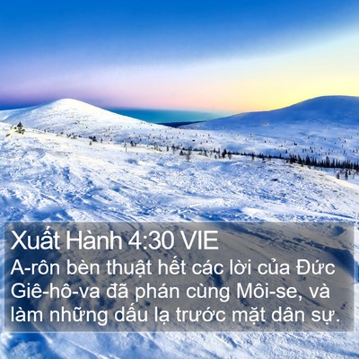 Xuất Hành 4:30 VIE Bible Verse Image