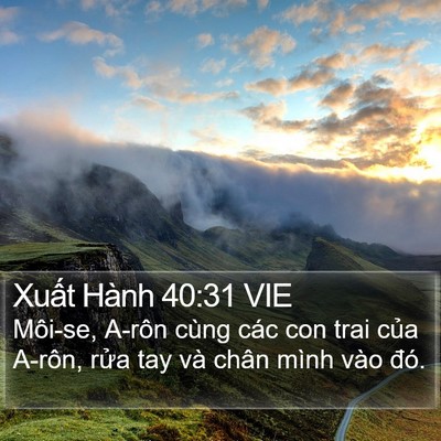 Xuất Hành 40:31 VIE Bible Verse Image