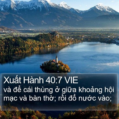 Xuất Hành 40:7 VIE Bible Verse Image