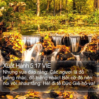 Xuất Hành 5:17 VIE Bible Verse Image