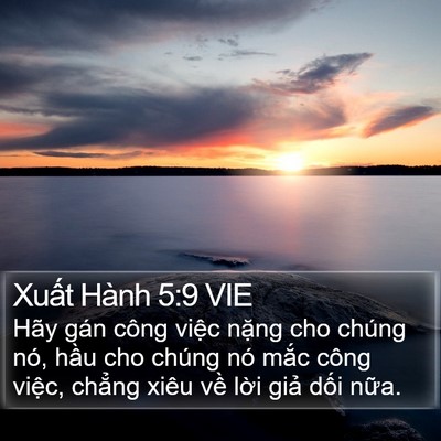 Xuất Hành 5:9 VIE Bible Verse Image