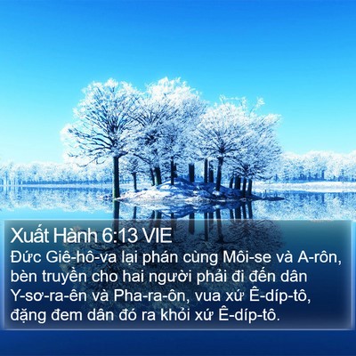 Xuất Hành 6:13 VIE Bible Verse Image