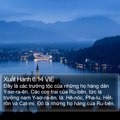 Xuất Hành 6:14 VIE Bible Verse Image