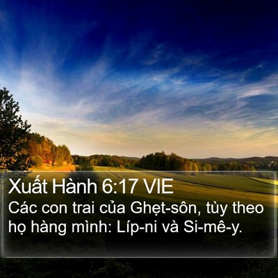 Xuất Hành 6:17 VIE Bible Verse Image