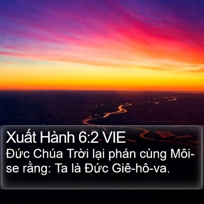 Xuất Hành 6:2 VIE Bible Verse Image