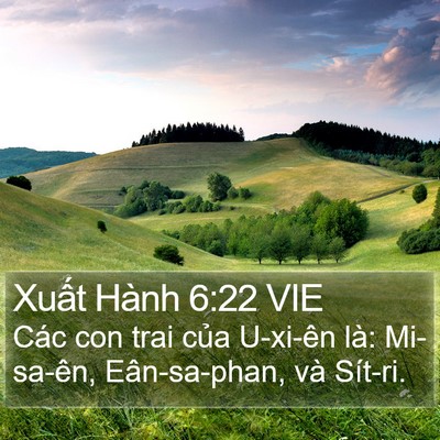 Xuất Hành 6:22 VIE Bible Verse Image