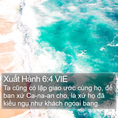 Xuất Hành 6:4 VIE Bible Verse Image