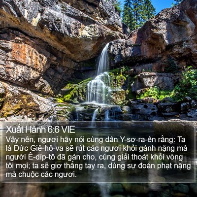 Xuất Hành 6:6 VIE Bible Verse Image