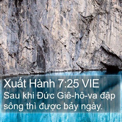 Xuất Hành 7:25 VIE Bible Verse Image
