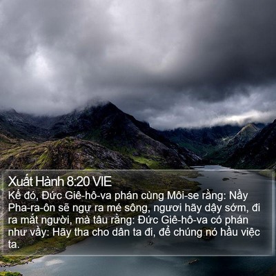 Xuất Hành 8:20 VIE Bible Verse Image
