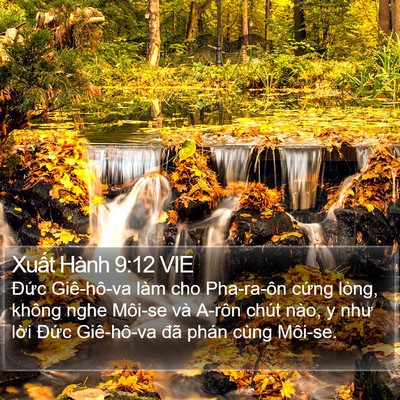 Xuất Hành 9:12 VIE Bible Verse Image