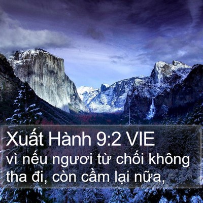 Xuất Hành 9:2 VIE Bible Verse Image