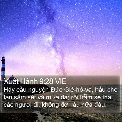 Xuất Hành 9:28 VIE Bible Verse Image