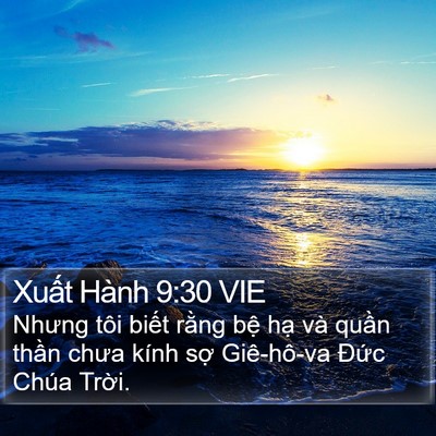 Xuất Hành 9:30 VIE Bible Verse Image