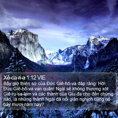 Xê-ca-ri-a 1:12 VIE Bible Verse Image