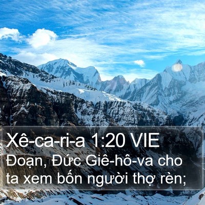 Xê-ca-ri-a 1:20 VIE Bible Verse Image