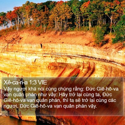 Xê-ca-ri-a 1:3 VIE Bible Verse Image