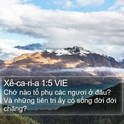 Xê-ca-ri-a 1:5 VIE Bible Verse Image