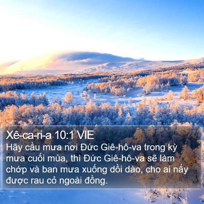 Xê-ca-ri-a 10:1 VIE Bible Verse Image
