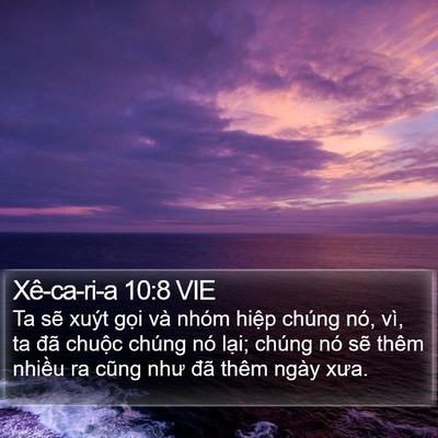 Xê-ca-ri-a 10:8 VIE Bible Verse Image