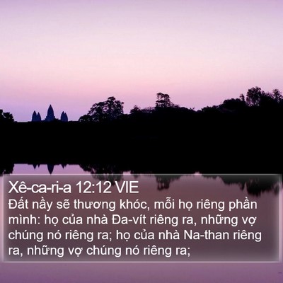 Xê-ca-ri-a 12:12 VIE Bible Verse Image