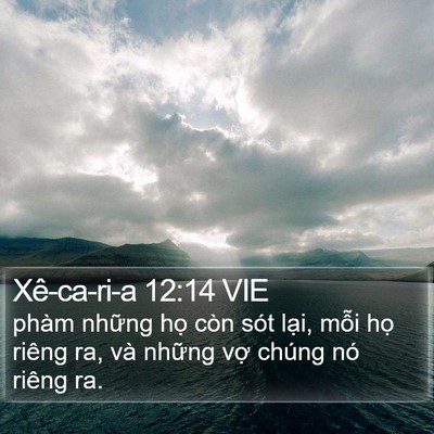 Xê-ca-ri-a 12:14 VIE Bible Verse Image