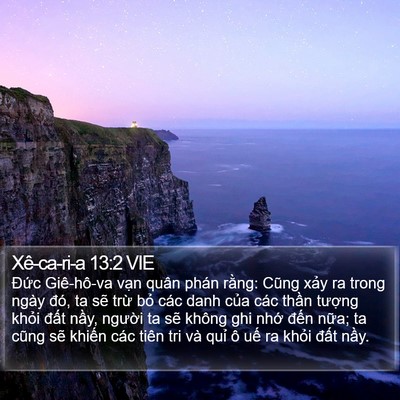 Xê-ca-ri-a 13:2 VIE Bible Verse Image
