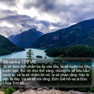 Xê-ca-ri-a 13:9 VIE Bible Verse Image