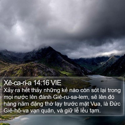 Xê-ca-ri-a 14:16 VIE Bible Verse Image
