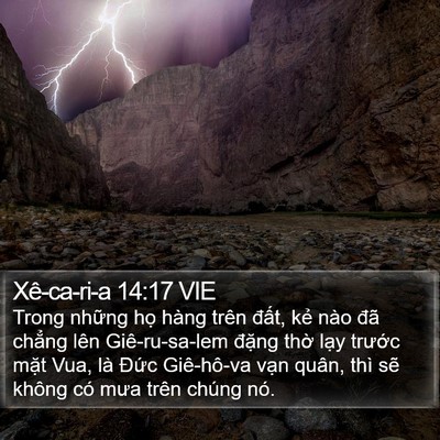 Xê-ca-ri-a 14:17 VIE Bible Verse Image