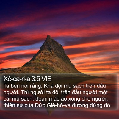 Xê-ca-ri-a 3:5 VIE Bible Verse Image