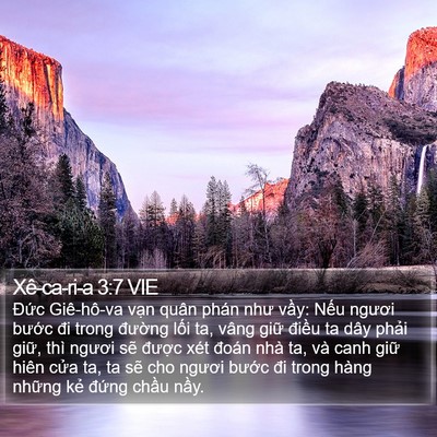 Xê-ca-ri-a 3:7 VIE Bible Verse Image