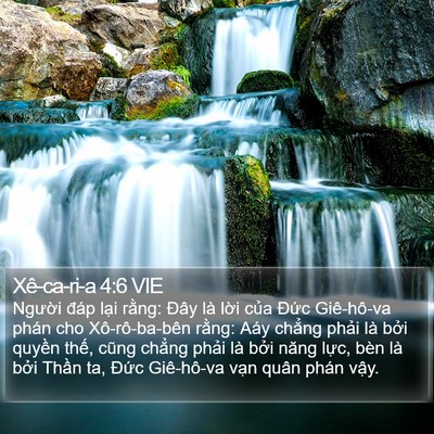 Xê-ca-ri-a 4:6 VIE Bible Verse Image