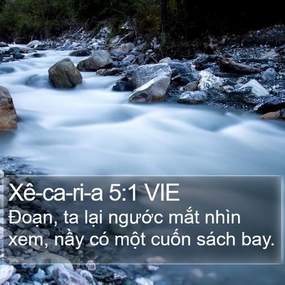 Xê-ca-ri-a 5:1 VIE Bible Verse Image